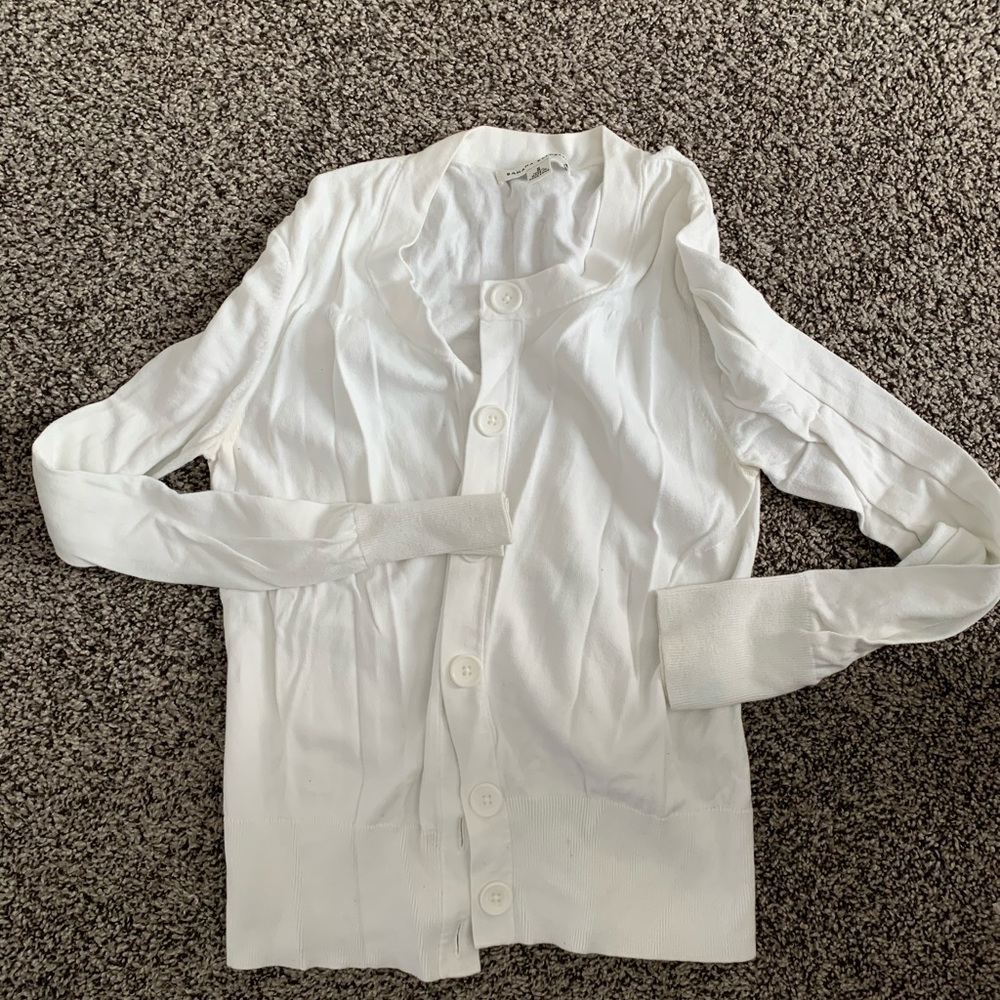 Banana Republic white sweater